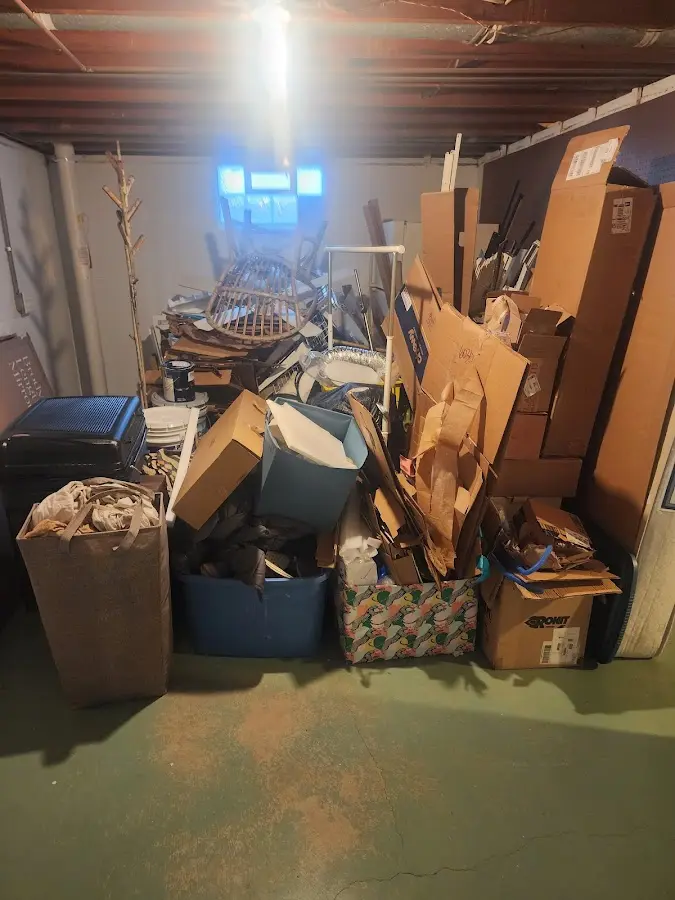 Roll-off dumpster container at job site for 2 Yard Dumpster Rental in Shavano Park